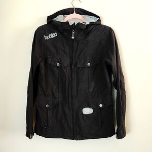 Burton ski snowboard winter coat, jacket, black, pockets, hidden pockets…
